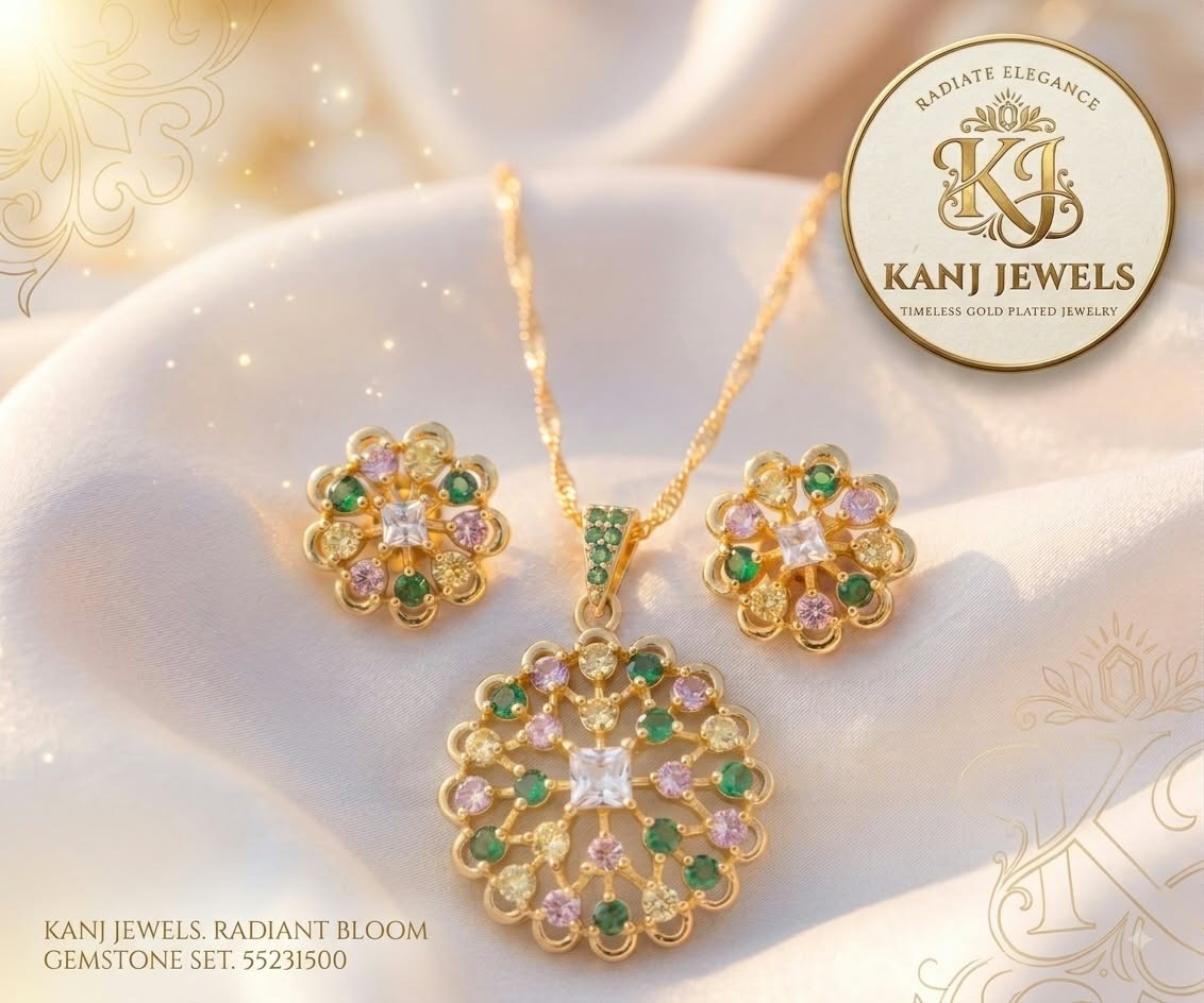 L2 56 Pendant & Earrings Set