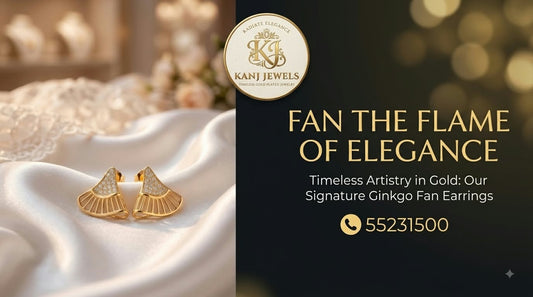 Fan the Flame of Elegance Studs