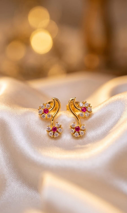 Floral Majesty Studs