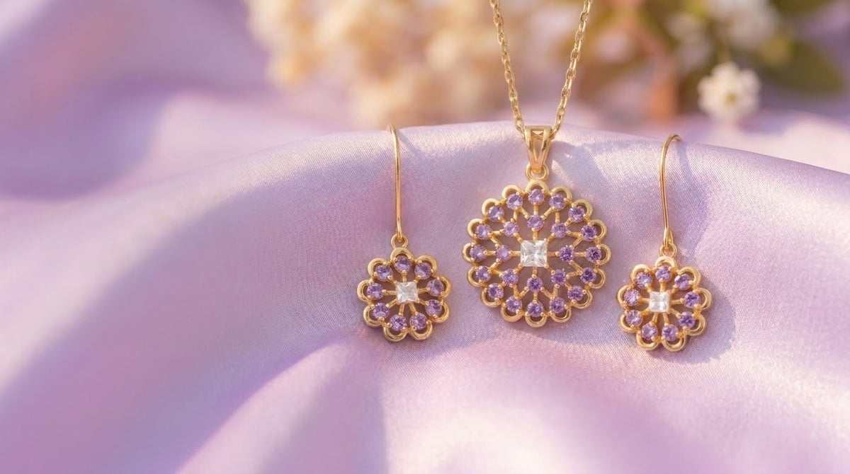 L2 53 Pendant & Earrings Set
